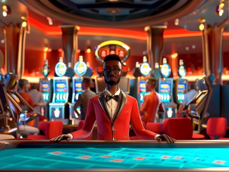 Live dealer table with multi-camera studio setup
